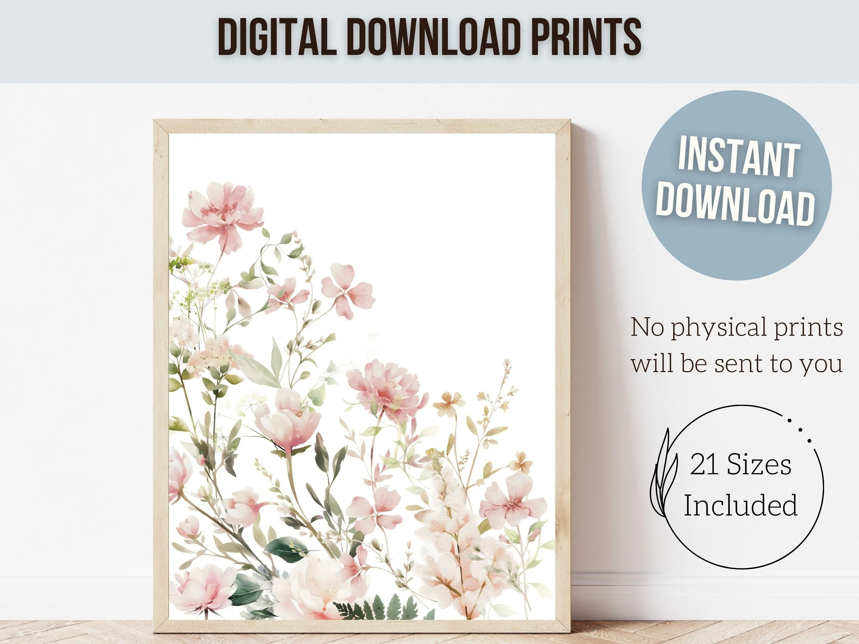 Wildflower Ballet Nursery Print - Set 1