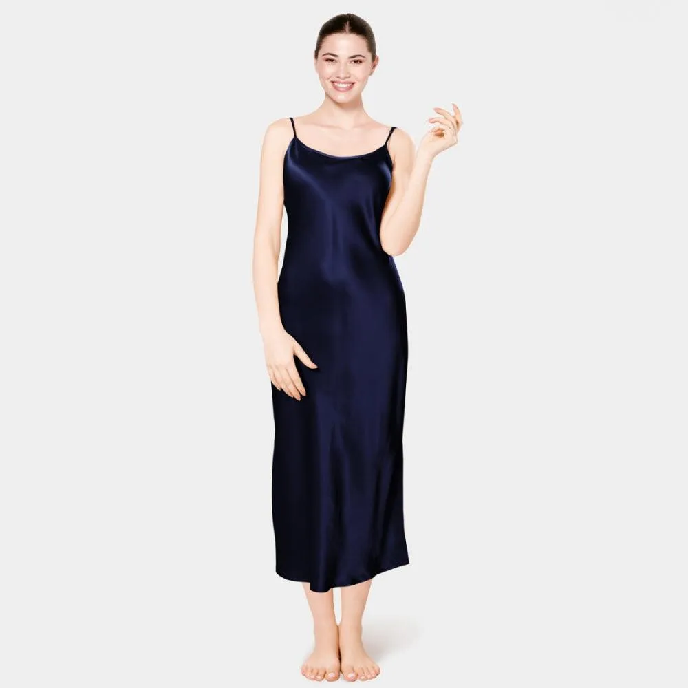 Women's 100% Pure Mulberry 22 Momme  Sleepwear Silk Nightgown