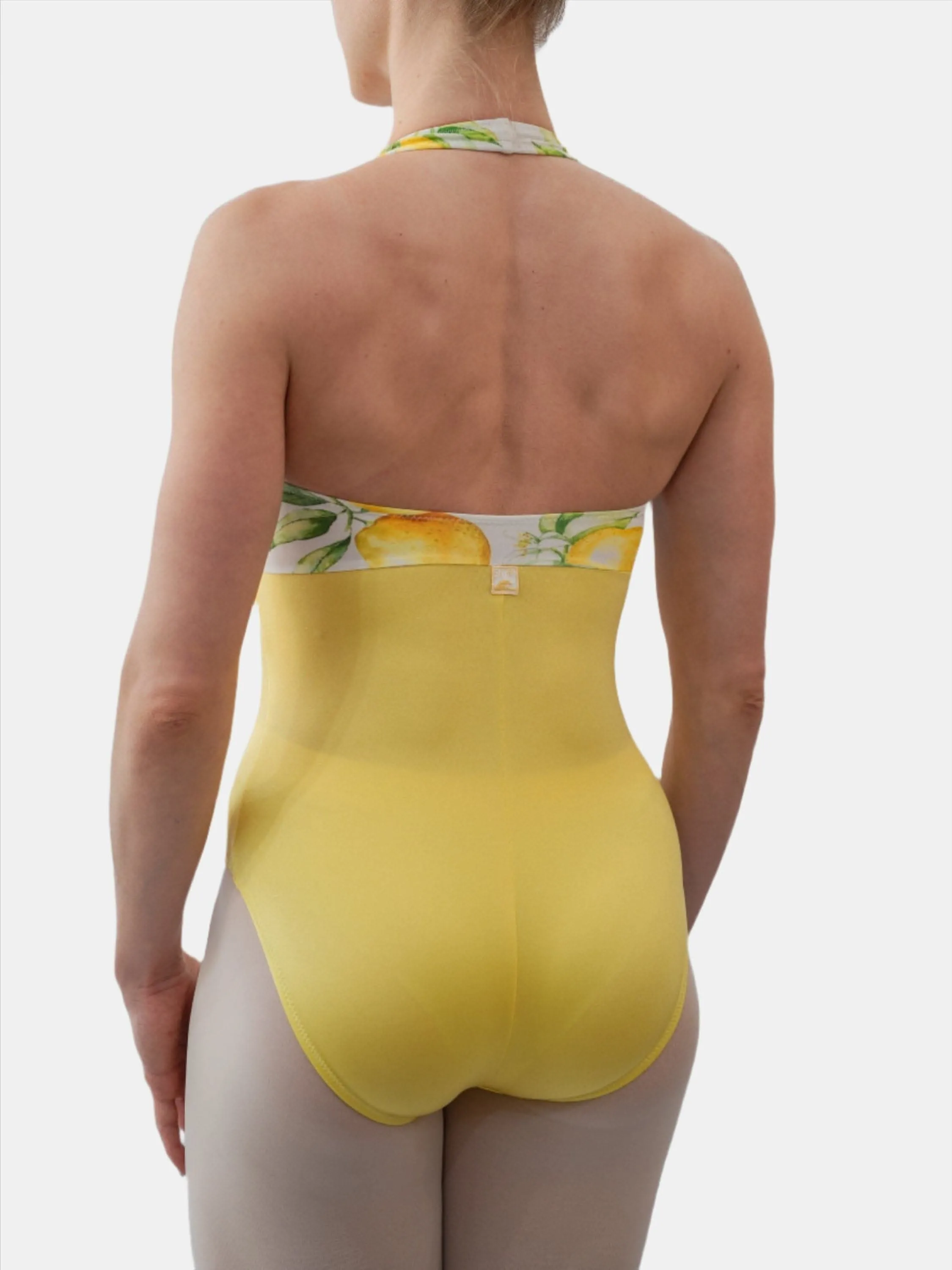 Yellow Dance Halter Leotard MP775